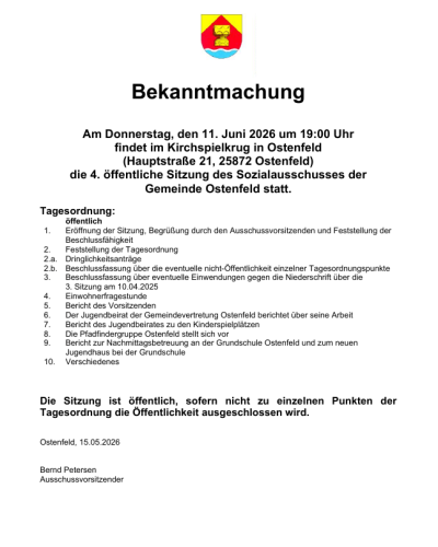 Bekannt SozAus